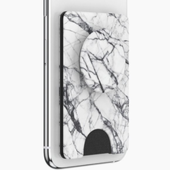 Popwallet+ Dove White Marble by Pocksocket - Picture 1 of 3
